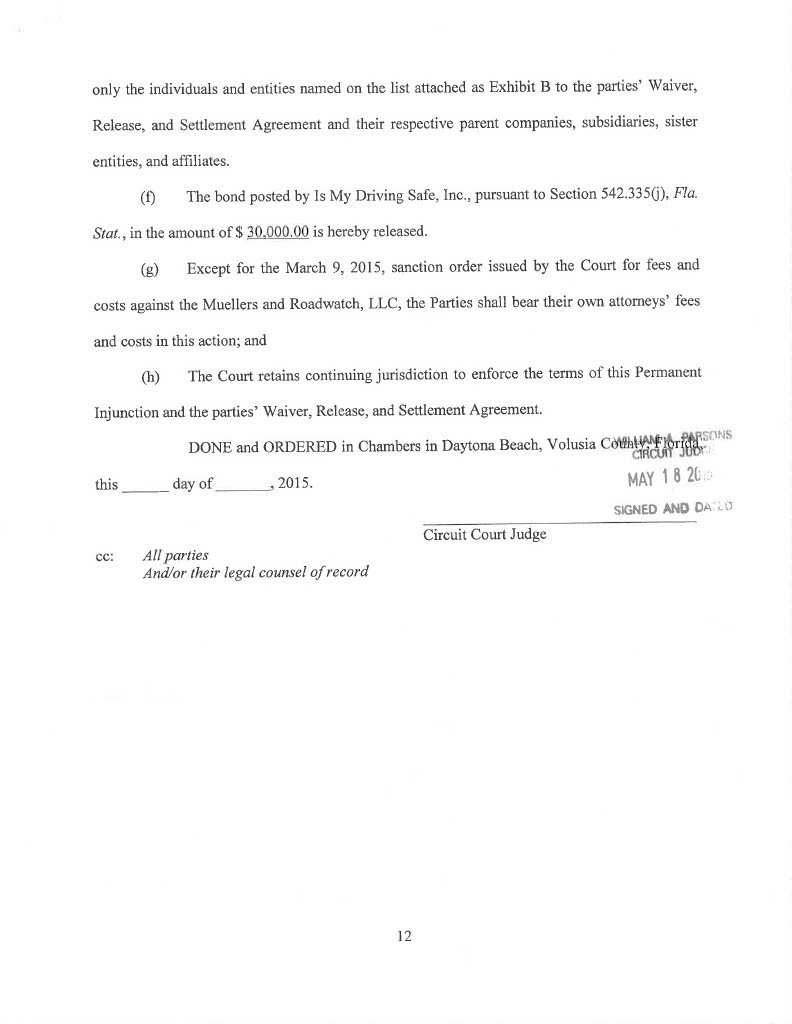 Is My Driving Safe vs Mueller and Roadwatch Permanent Injunction1024_12
